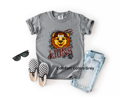 Lion with Ball Cap