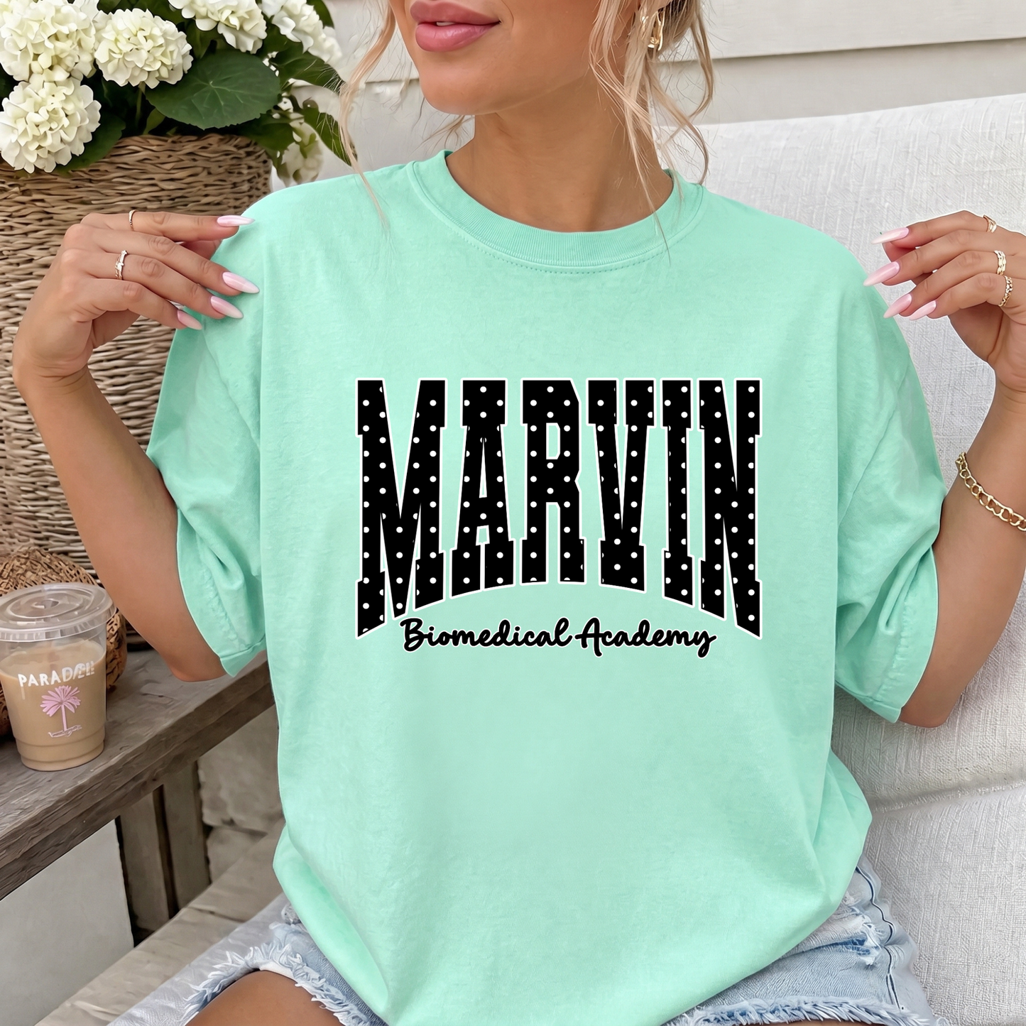Marvin Polkadot Tee