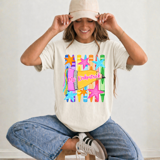 Crayons/Pennant Customized
