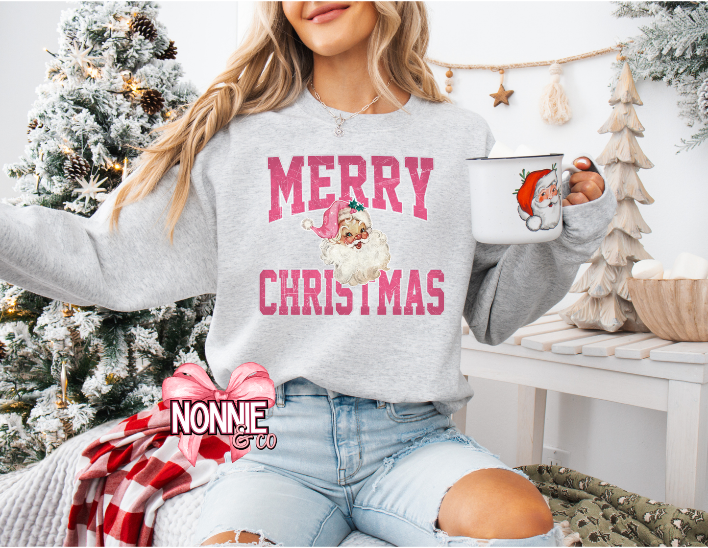 Pink Merry Christmas