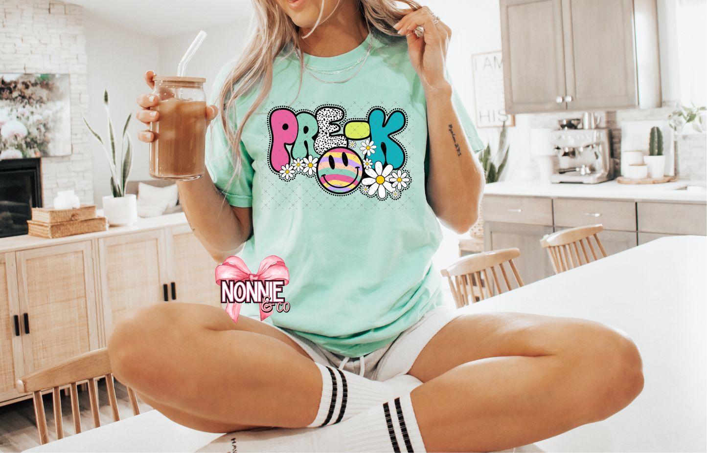 Rainbow Smiley Grade Level Tee