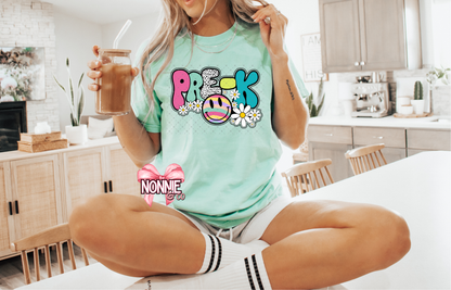 Rainbow Smiley Grade Level Tee