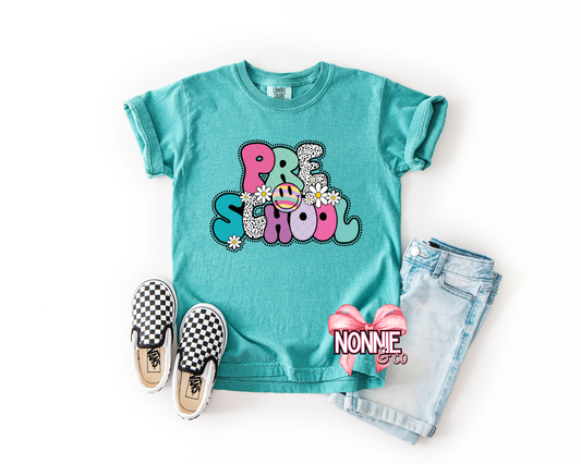 Rainbow Smiley Grade Level Tee