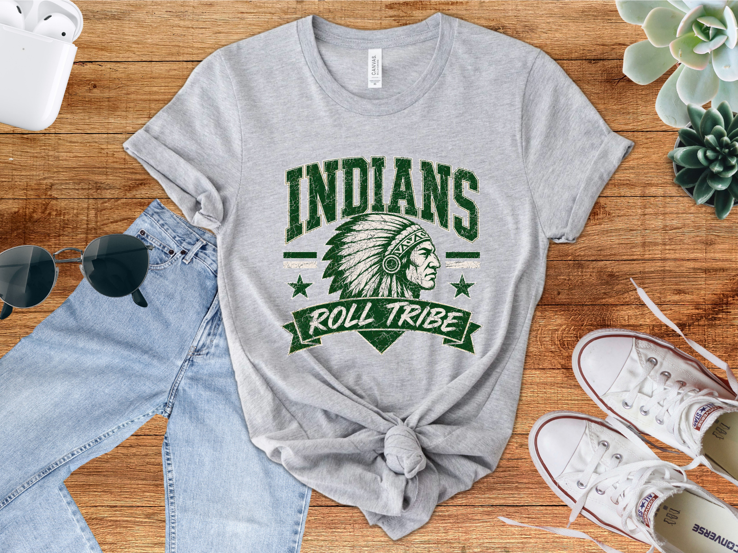 Roll Tribe Indians Varsity