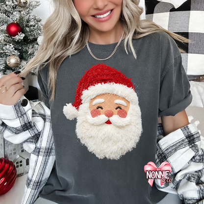 Faux String Santa