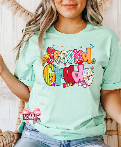 Bright and Fun Grade Level Tees