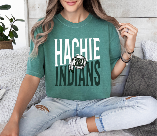 Slanted Hachie Indians Baseball