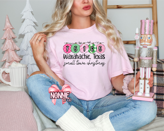 Small Town Christmas Pink