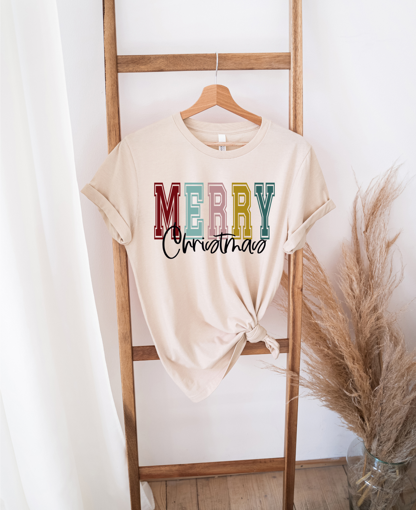 Varsity Merry Christmas Tee