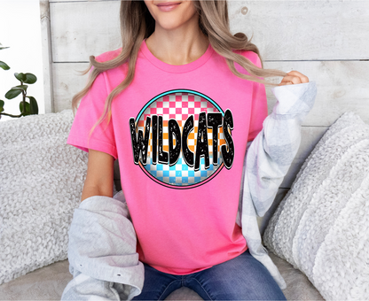 Checkered Circle Indians Wildcats