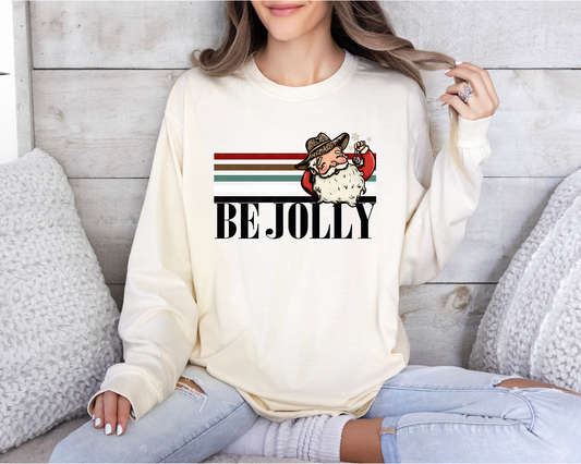 Be Jolly Santa Striped