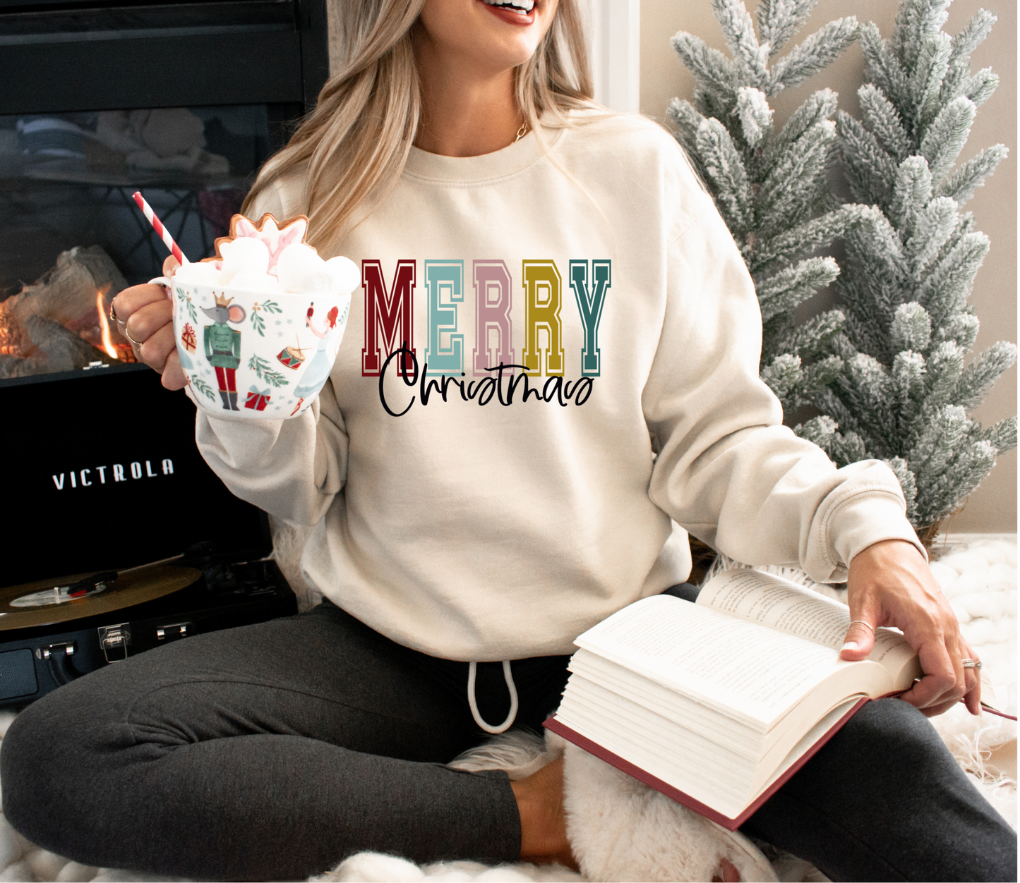 Varsity Merry Christmas Tee