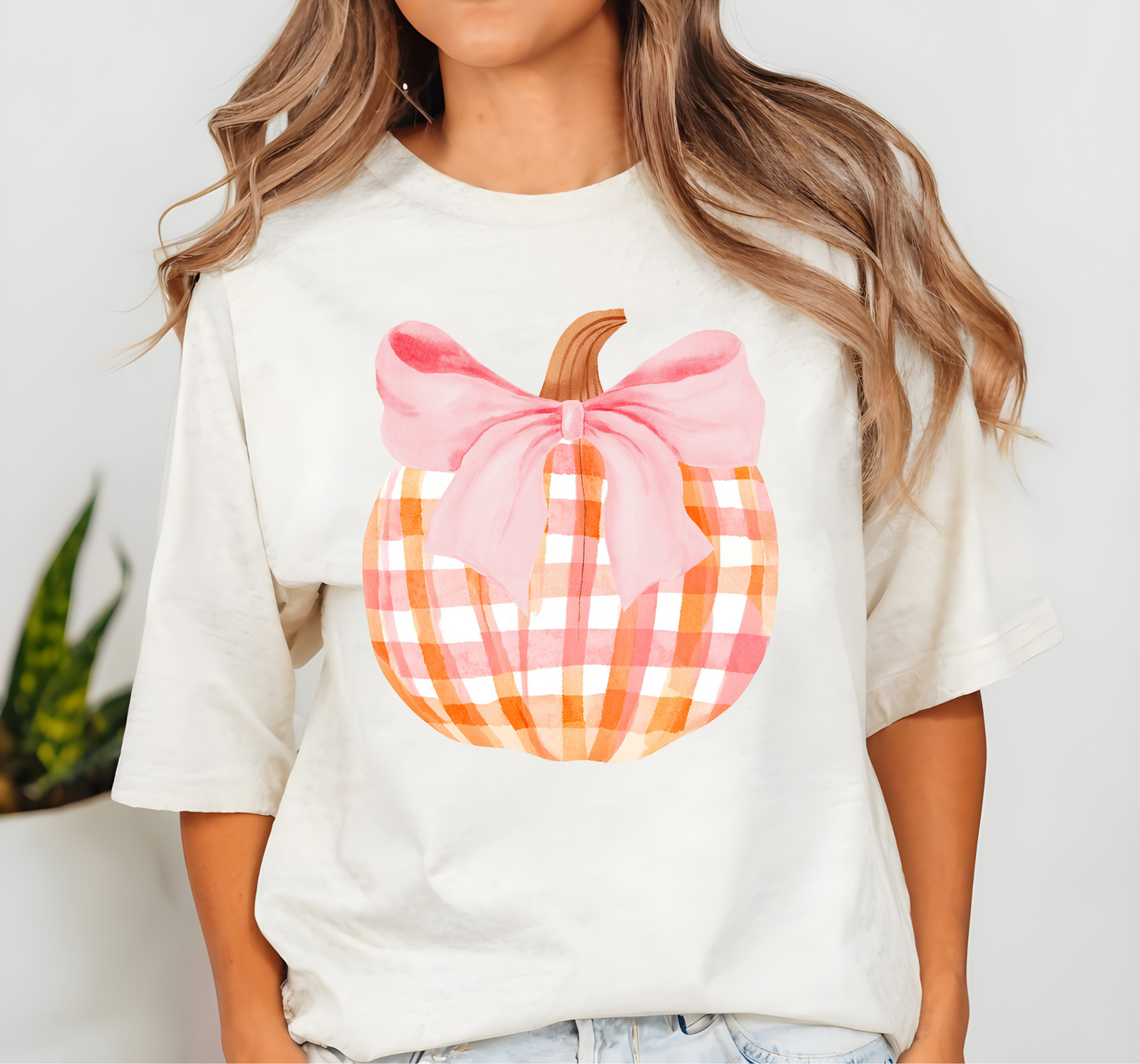 Plaid Pumpkin Tee