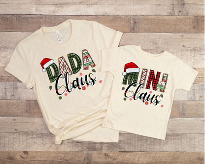 Mama Claus, Dada Claus and Mini Claus