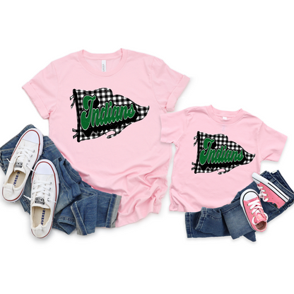 Gingham Pennant Indians