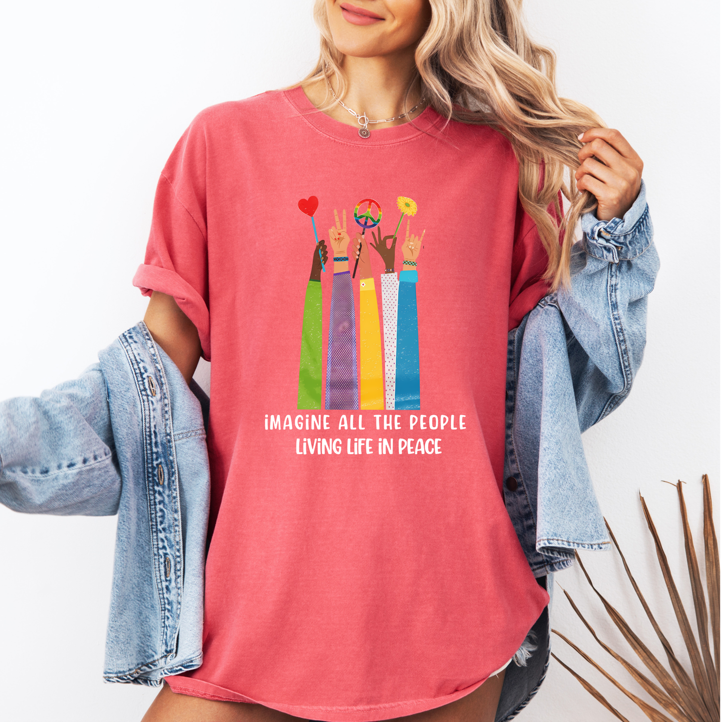 Imagine All The People Living In Peace