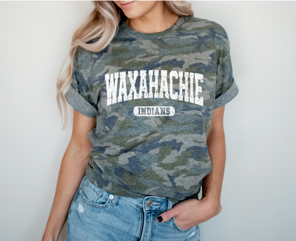Waxahachie Indians Distressed Tee