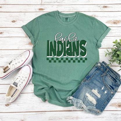 Hachie Indians Bubble Letters